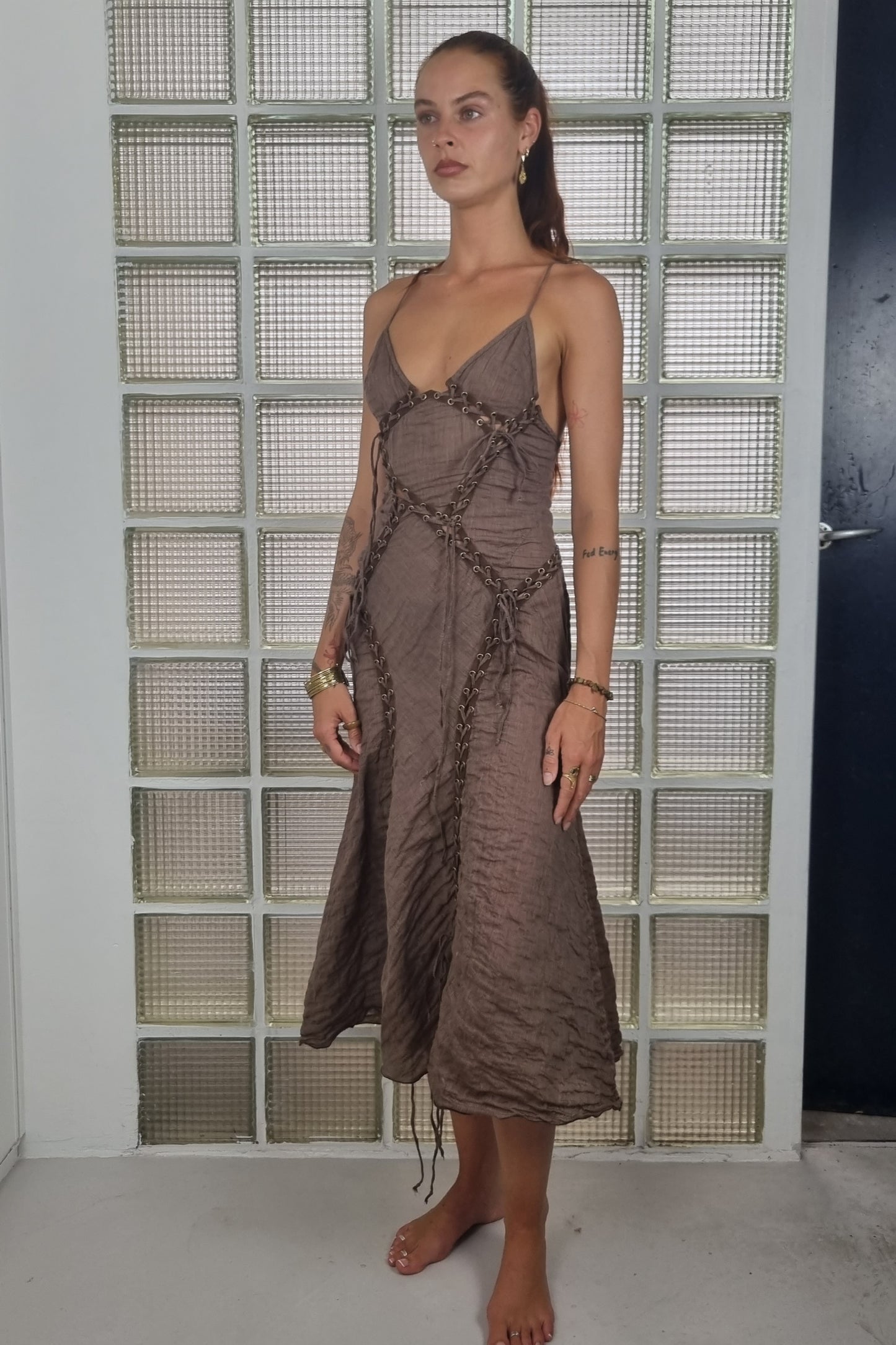 Eyelet dress