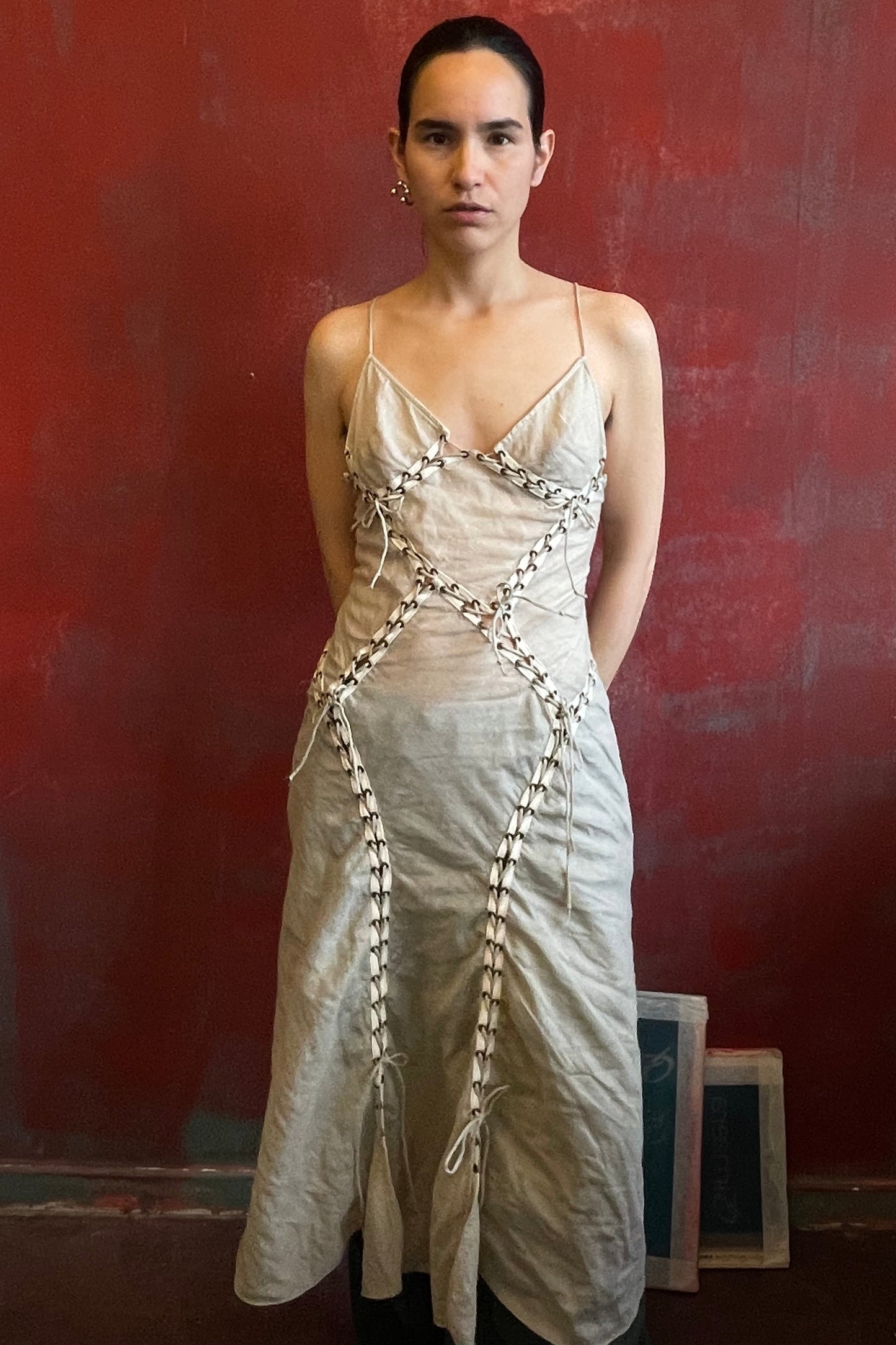 Eyelet dress