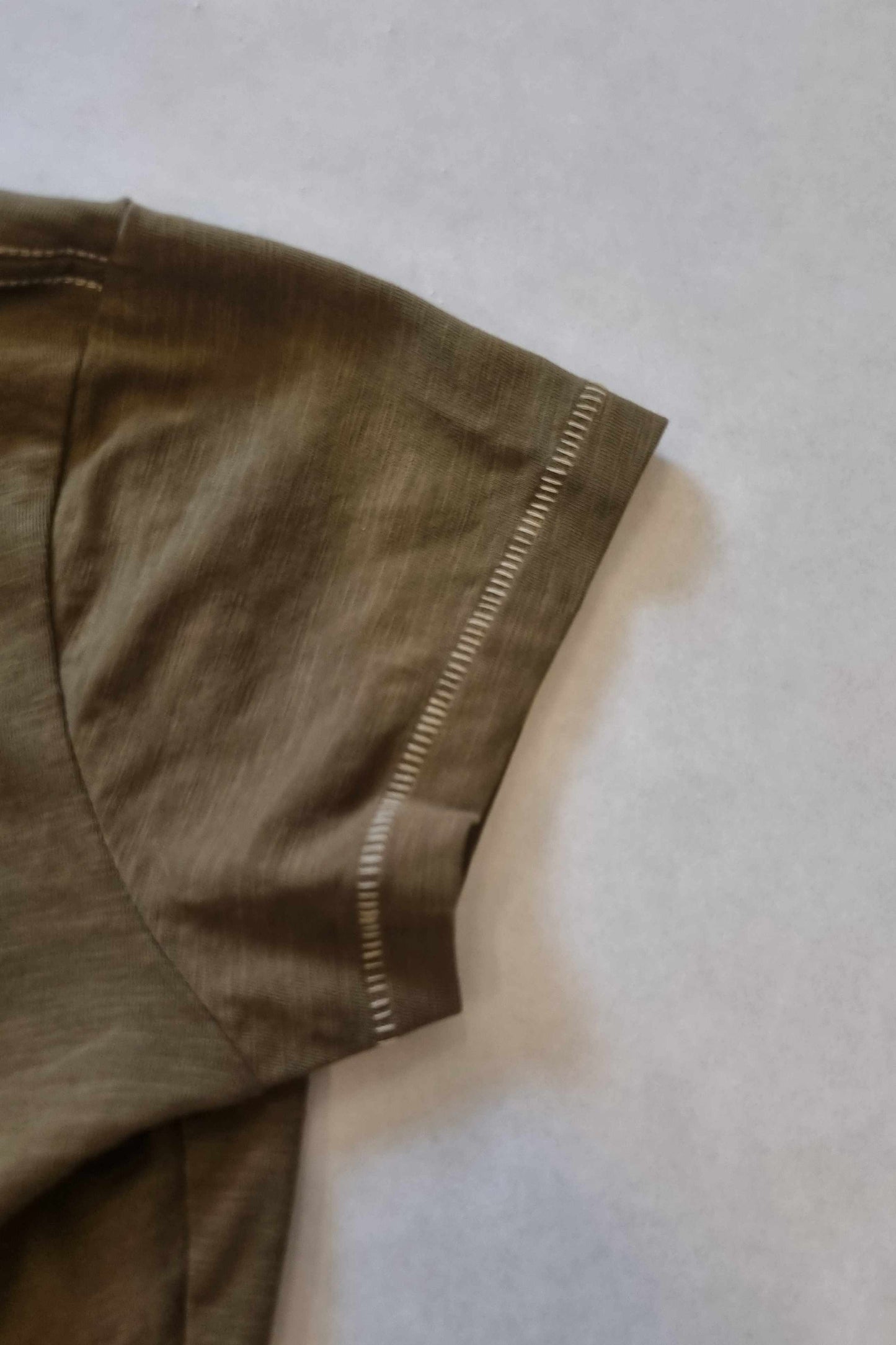 Hooded T-shirt - Olive green