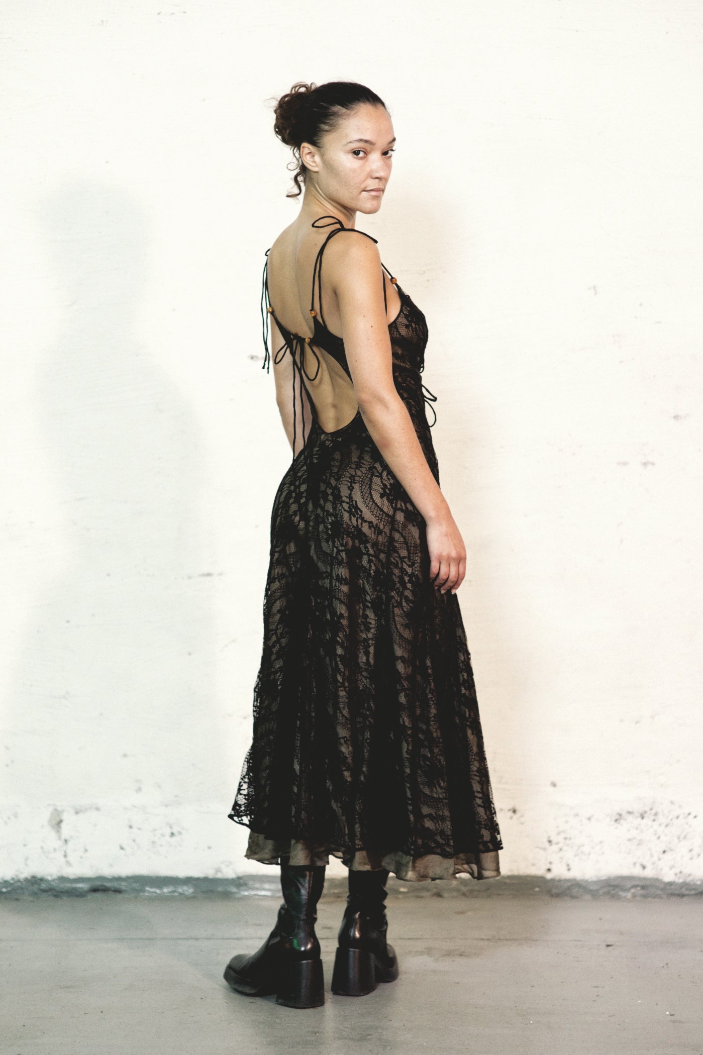 Double Layered Silk Dress (RENTAL ONLY)