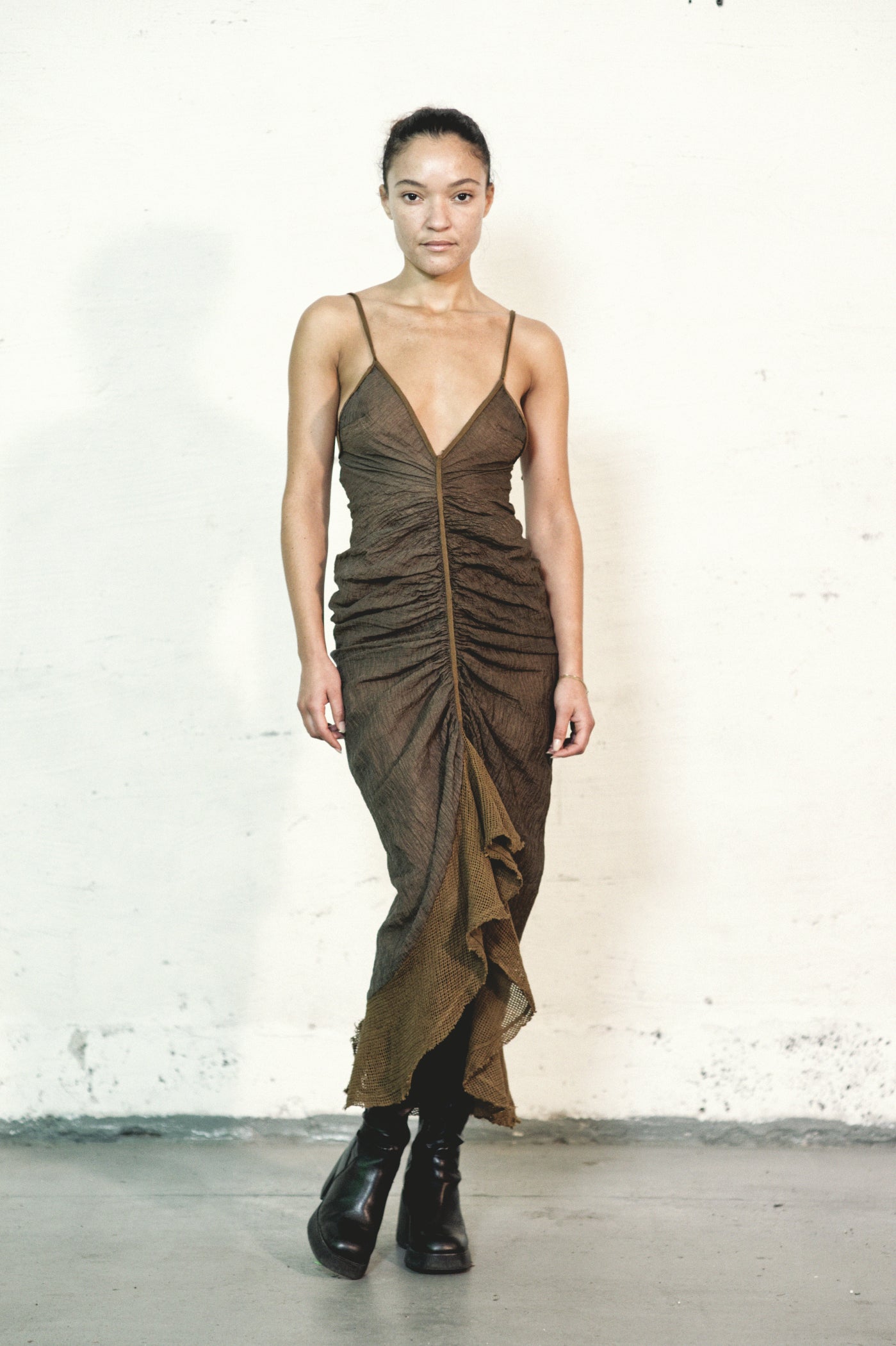 Sheered Cotton Voile Dress